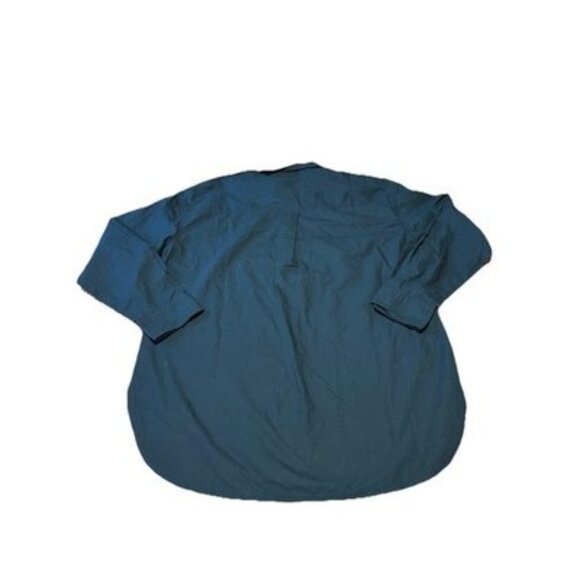 Women’s-Univeral Thread Collared Button Up Black Long Sleeve Shirt Size S - Picture 6 of 6